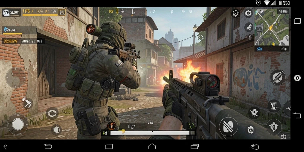 Tampilan gameplay mendebarkan dari 92GLORY yang penuh aksi.