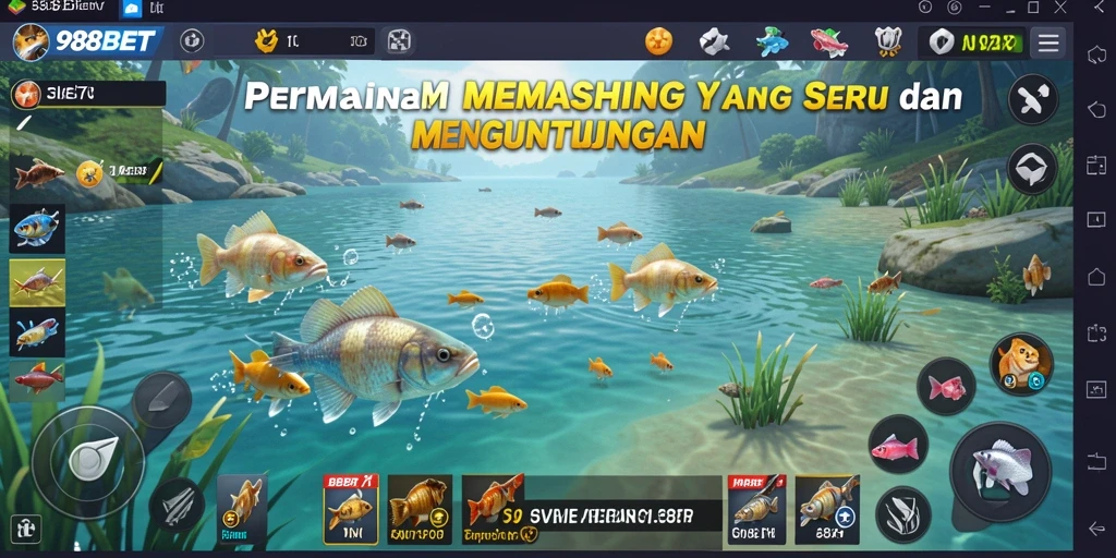Tangkapan ikan terbesar dalam 988BET ditampilkan dengan grafis memukau.