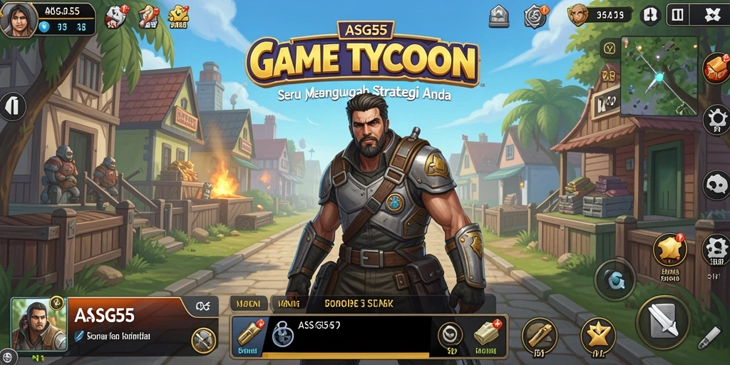Tampilan gameplay ASG55 yang menarik dan strategis.