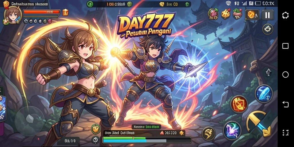 Tangkapan layar dari gameplay DAY777 yang memukau dan seru.