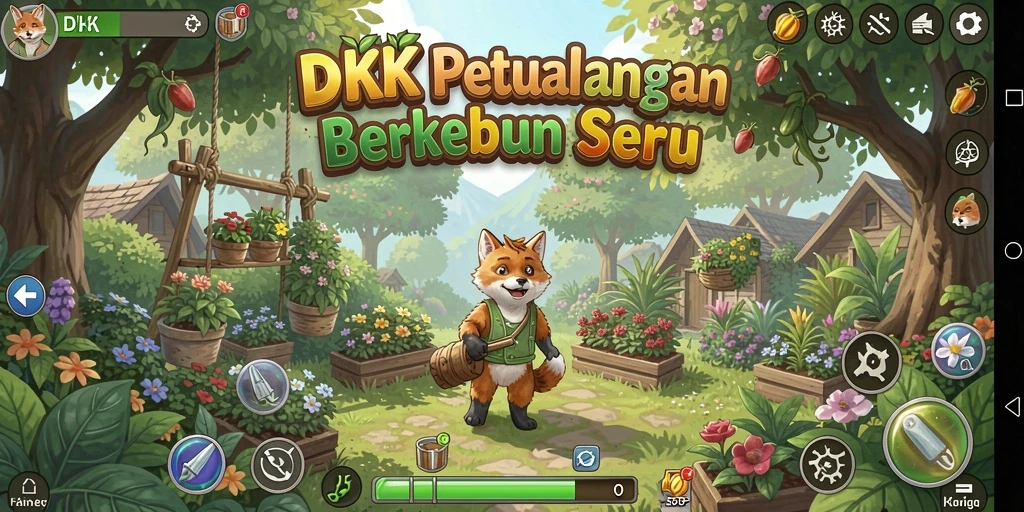 Tampilan gameplay menarik di ladang subur DKK.