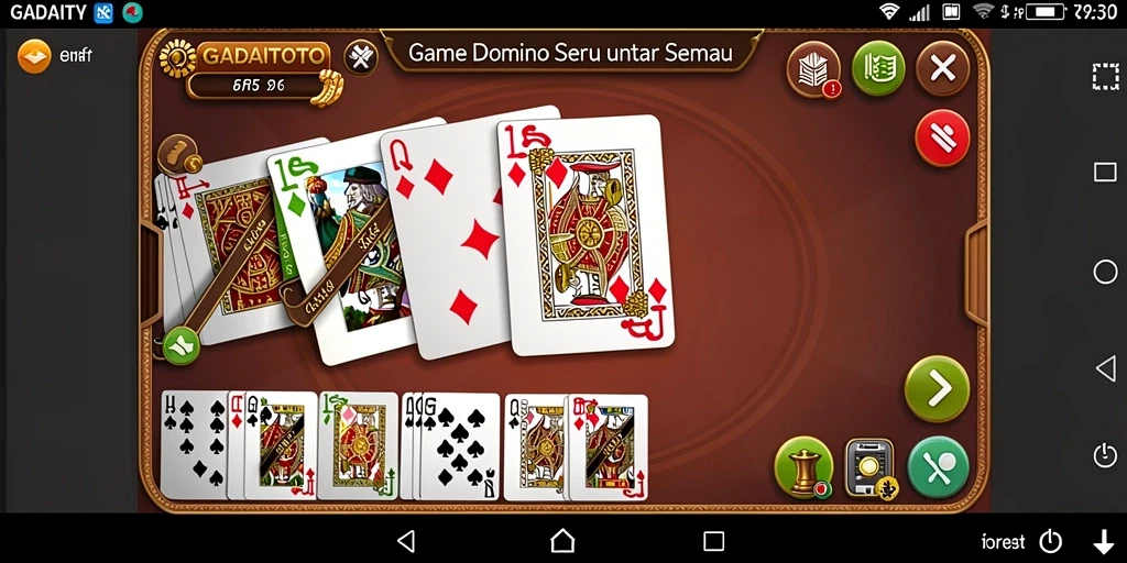 Tampilkan gameplay menarik GADAITOTO dalam bermain Domino.