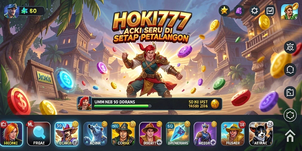 Gameplay HOKI777 menampilkan aksi seru dan tantangan menantang.
