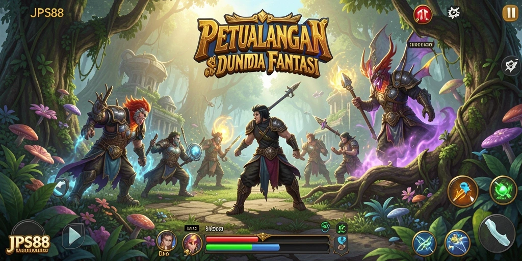 Screenshot gameplay JPS88 menampilkan aksi petualangan yang seru dan grafis menawan.