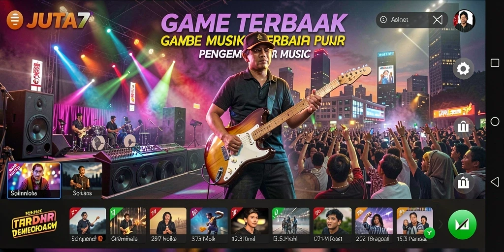 Tampilan gameplay JUTA7 yang seru dan interaktif.