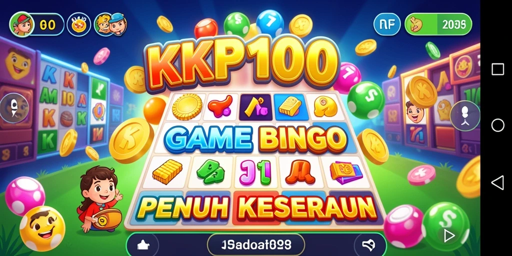 Screenshot gameplay KPK100 yang menampilkan suasana seru Bingo.