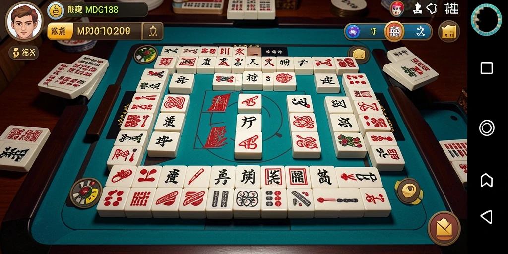 Screenshot gameplay <strong>MDG188</strong> menampilkan keseruan permainan Mahjong.
