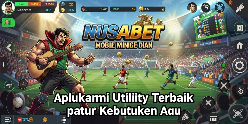 Tampilan antarmuka NUSABET yang intuitif dan ramah pengguna.