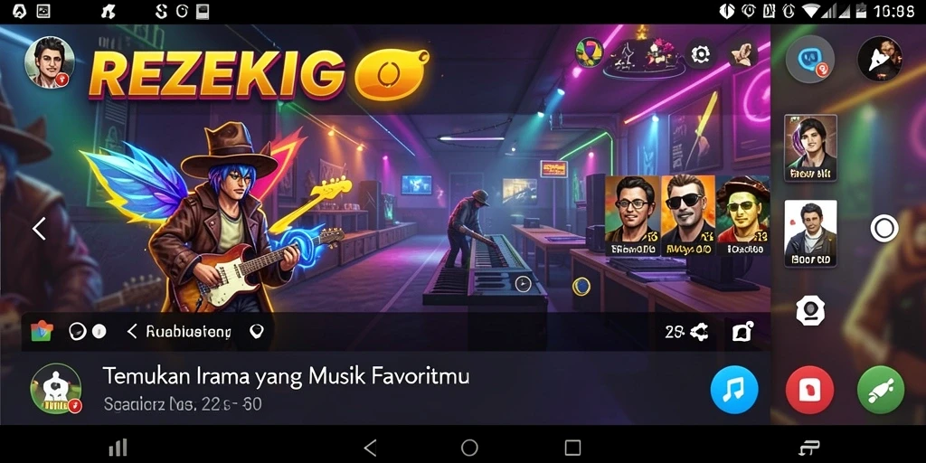 Screenshot utama <strong>REZEKIGO</strong> menampilkan elemen gameplay yang menarik dan interaktif.