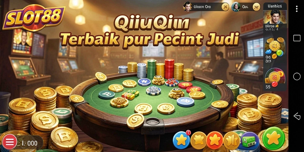 Tampilan gameplay QiuQiu yang seru dan menarik.