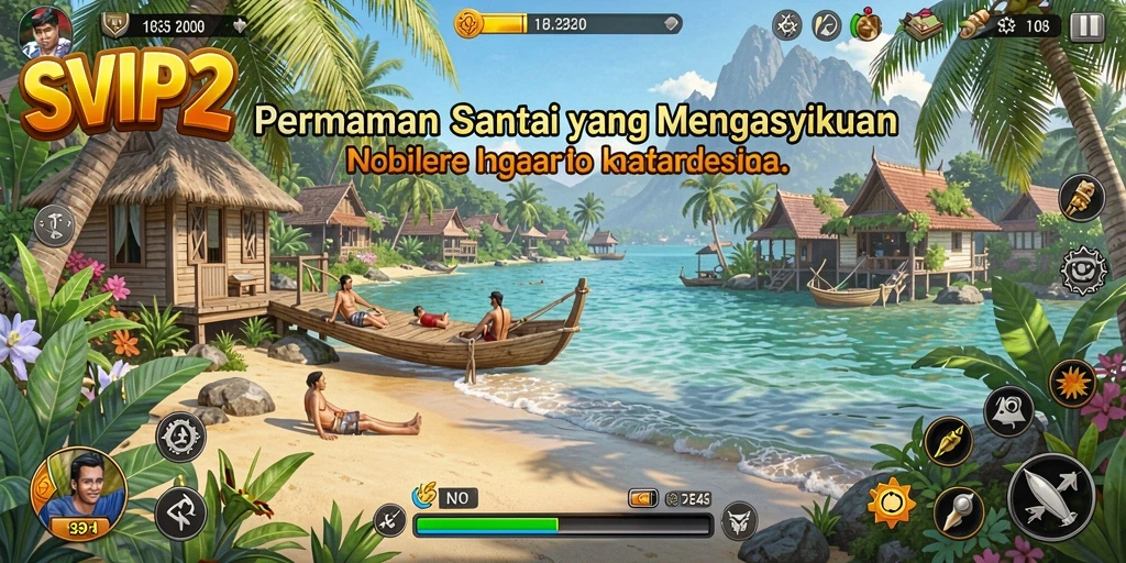 Gameplay SVIP2 yang menarik dan menyenangkan dalam suasana santai.