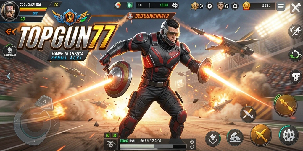 Gameplay seru dan grafis menawan di <strong>TOPGUN77</strong>.