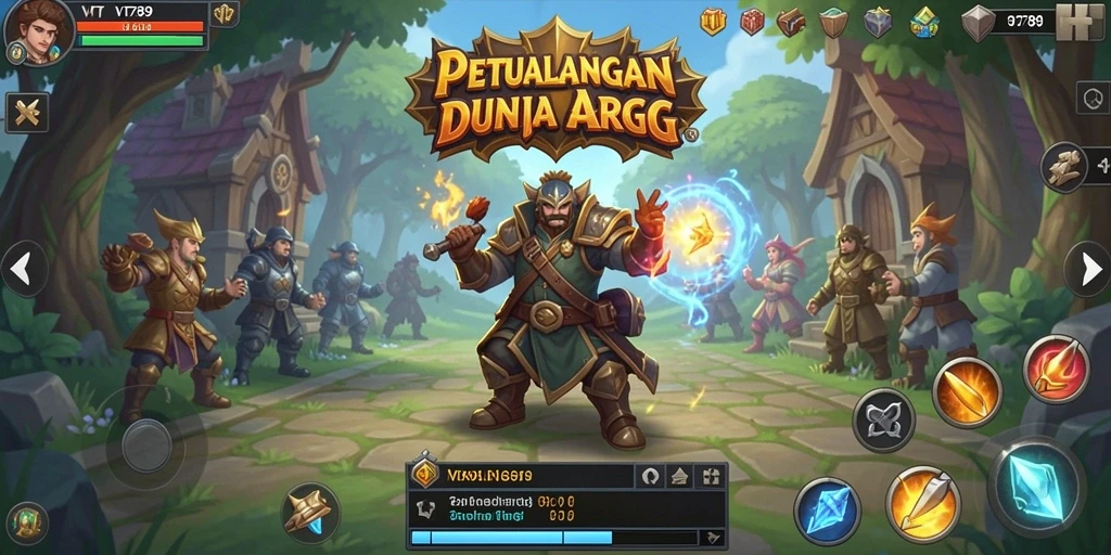Tampilan gameplay ARPG yang menantang dan seru di VT789.